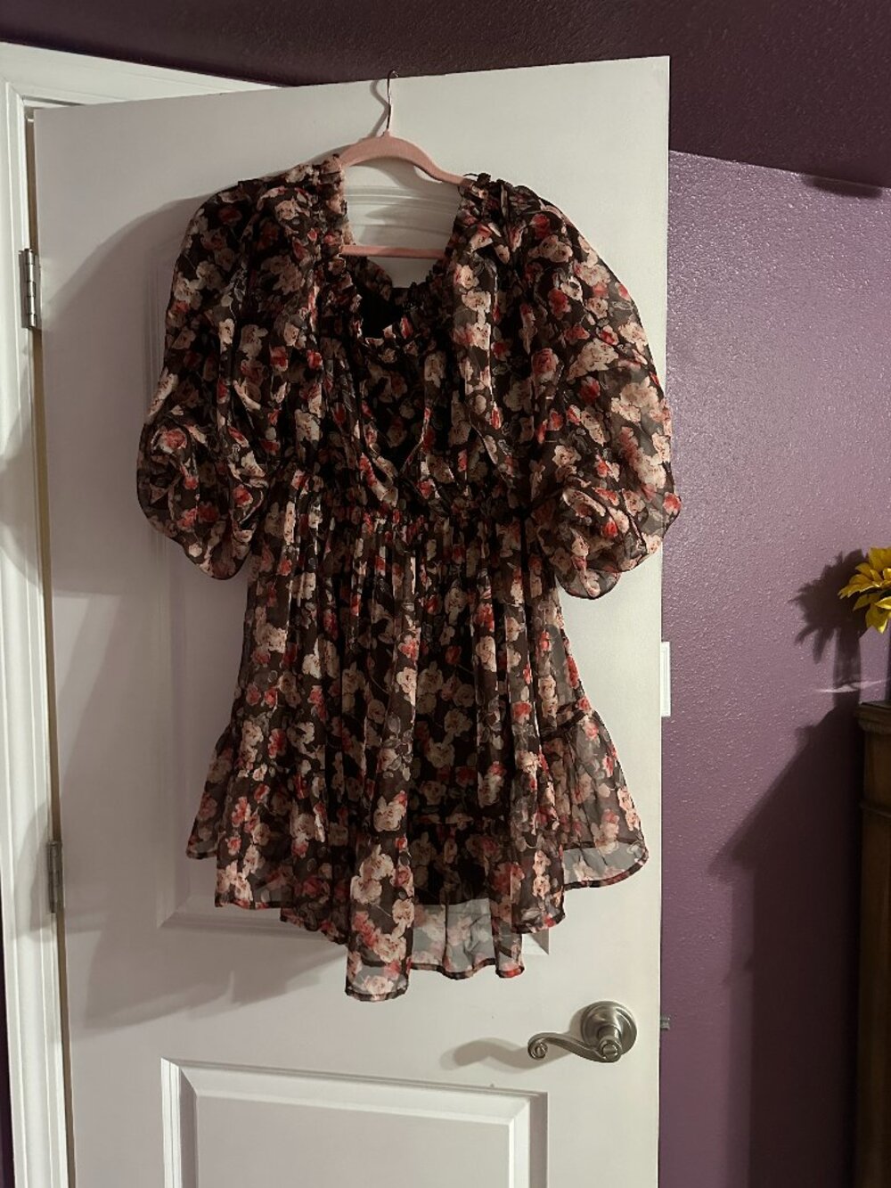 Romance Me Floral Babydoll Mini Dress